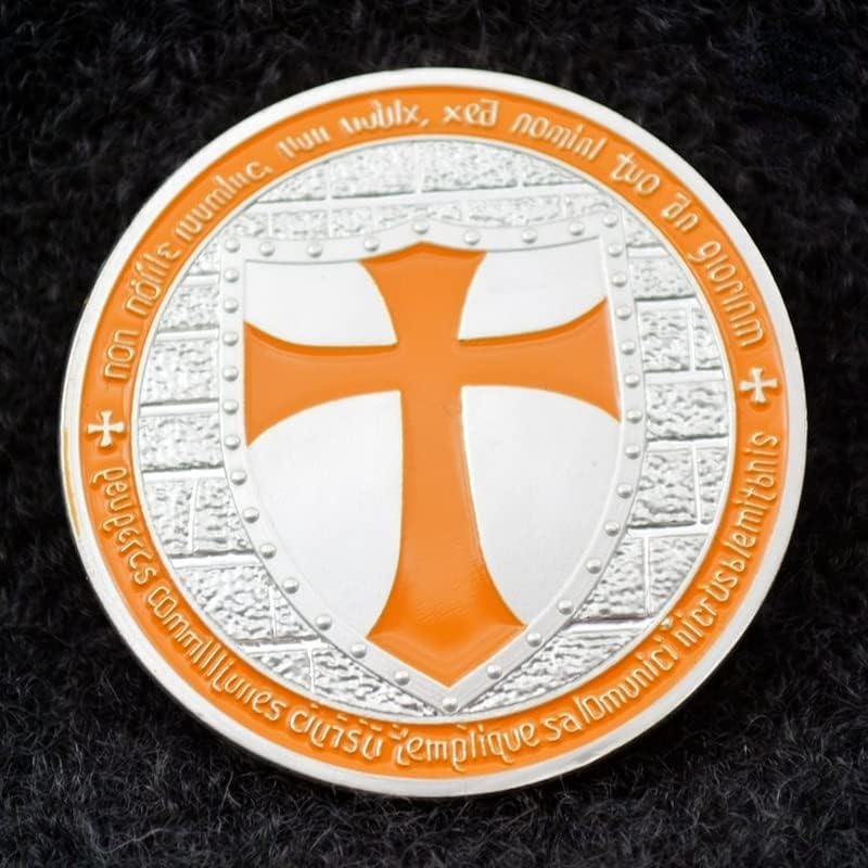 Немски Рицарски Кръст На Свети Щит Възпоменателна Монета Войници Златна Монета Черна Щастливата Монета За Подарък Занаяти