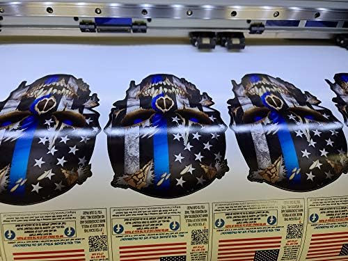 Тънка Синя Линия на Черепа Американски Флаг полицай Сини Живот Имат Значение Снайперист Vinyl Стикер Стикери Камион