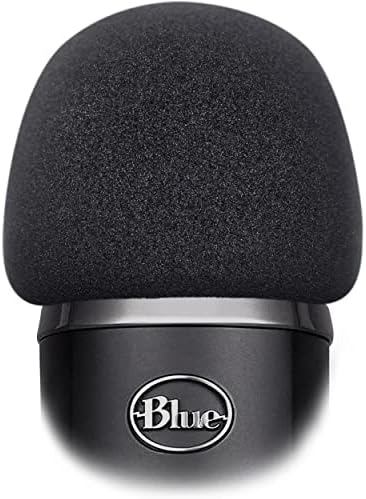 Поролоновое на предното стъкло за Blue Yeti Nano от Vocalbeat - Поп-филтър От качеството на порести материали, който филтрира нежелания шум при запис - Идеалният филтър за ваши