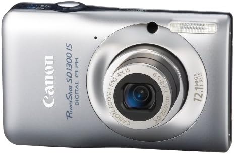 Canon PowerShot SD1300IS 12-мегапикселова цифрова камера с 4-кратно оптично увеличение, широкоъгълен, стабилизированным