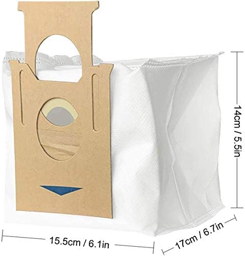 Mochenli 12 Опаковки Сменяеми вакуумни филтърни торби за Yeedi K781 +, Ecovacs DEEBOT OZMO Т8, AIVI Т8 Max