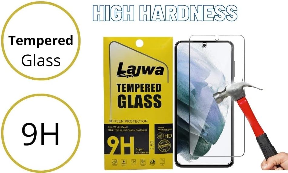 Защитно фолио LAJWA [2] за Samsung Galaxy S22 Plus от закалено стъкло 5G (6,6 инча), отключване на отпечатъци от пръсти, твърдост 9H, защита от надраскване, без мехурчета, подходяща за ?