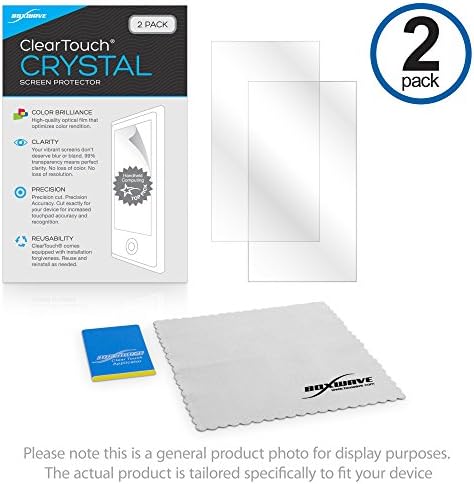 Защитно фолио ClearClick QuickConvert за екрана на BoxWave® [ClearTouch Crystal (2)] от HD филм Предпазва ClearClick QuickConvert