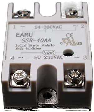 Solid state relay модул EXONGY SSR-40AA SSR-40 AA SSR 40A с вход 80-250 В ac изход 24-380 ac Промишленото управление