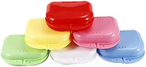 Изкуствени Зъби Контейнер За Прибори, Кутии За Съхранение На Зъбни Протези Кутия За Баня Чанта Органайзер За Грим Случаен Цвят Професионален Дизайн