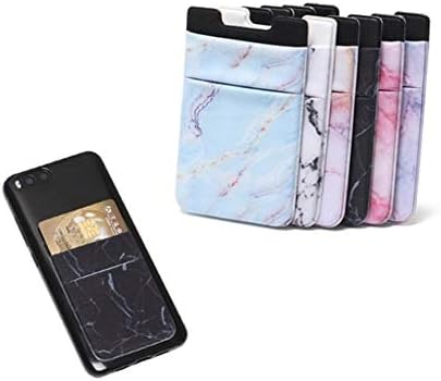 Gnc33Ouhen калъф за телефонни карти, мрамор самоклеящийся калъф за мобилен телефон с джоб за притежателя на кредитна