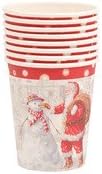 Чаша с принтом Дядо Коледа и Снежен човек DDI 2127524 - Калъф от 36