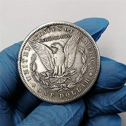 Изискана Монета Американски Търговски Сребърен долар 1892 г. Сребърен Долар Морган Чужд Сребърен Долар Стара Монета Антични Колекция Идеален заместител на Оригинал