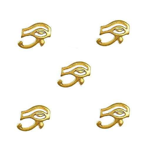 20PCS Красотата Египетски Стил Златни Висулки За Нокти 3D Метални Аксесоари За Декорация на Нокти Аксесоари Tool (2)