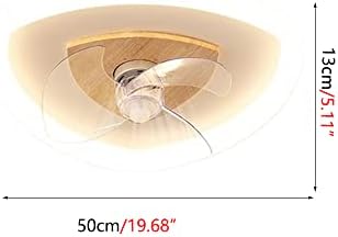 Вентилатор на тавана DLSixYi Nordic с Осветление, плафониери за Скрит Монтаж, Дистанционно Управление, 30 W, С Регулируема