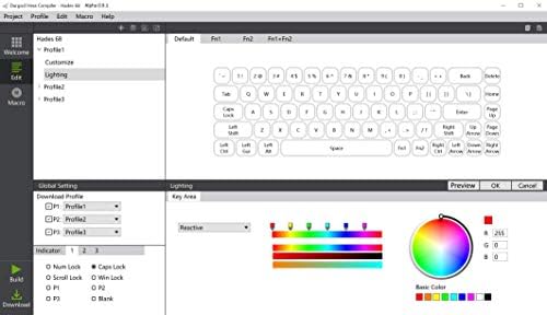 Ръчна детска клавиатура Durgod HK Venus RGB | 60% за Подредбата | Кабелна USB C | Двойни капачки за комбинации PBT | Череша профил | Спускащите се NKRO | за Windows и Mac | Алуминиев корпус | G