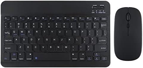 Комбинирана Bluetooth клавиатура и мишка с подсветка черен цвят