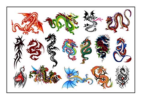 Колекция дракони (Татуировка на дракон C1)