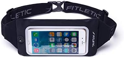 Fitletic Swipe Running Belt Голяма чанта за телефон, Спортна поясная чанта, за каране на велосипед, джогинг,
