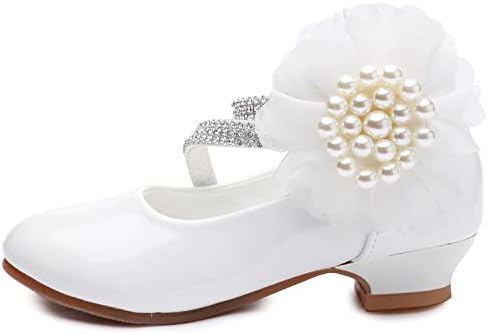 UBELLA Детски Обувки За Момичета Мери Джейн, на Сватбата Парти, Танци и Обувките на Шаферките, Обувки на Принцесата на Ниска Пета