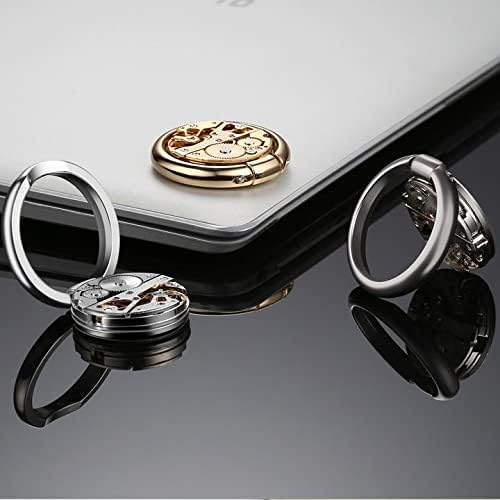 Уникална поставка-държач за пръстени с Турбийоном, Въртяща се на 360 ° Стойка за мобилен телефон, Метална дръжка