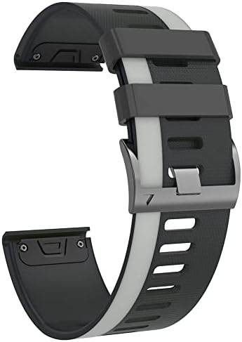 22-26 Мм смарт-watchband въжета за Garmin Fenix 6 6S 6X Pro 5X5 5S 3HR 935 945 быстроразъемный Силикон Гривна Correa (Цвят: A, размер: 26 мм Fenix 6X 6XPro)