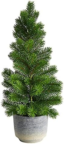 22 инча. Изкуствена елха от Коледното бор в Декоративни Саксии