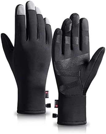 зимни ръкавици n/a, Мъжки топли ръкавици за езда, плюс Руно, сензорен екран, мразоустойчив, мини, плюс Еластични спортни