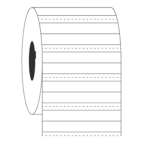Криогенные етикети с баркод 2 x 0,276 / 50,8 mm x 7 mm (2 сгънати на етикети)