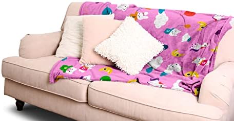 Бамбино Velvet Dreams Blankie - Ультрамягкое Флисовое одеяло от супер Плюш (60 х 50) Розов цвят