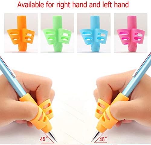 Дръжки за моливи HILELIFE - Дръжки за моливи за детски почерк, Ергономичен Средство за обучение на писмото, Поправяне дръжка