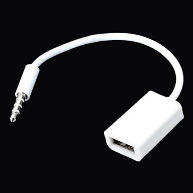 12 USB Конектор за свързване 3,5 мм Автомобилни Аудио MP3-кабел 15 см