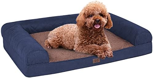 Легла за кучета за Малки / Средни / Големи Кучета и Котки - Ортопедичен диван за Куче, Легло за кучета от пяна с памет ефект Подвижен Миещ се калъф