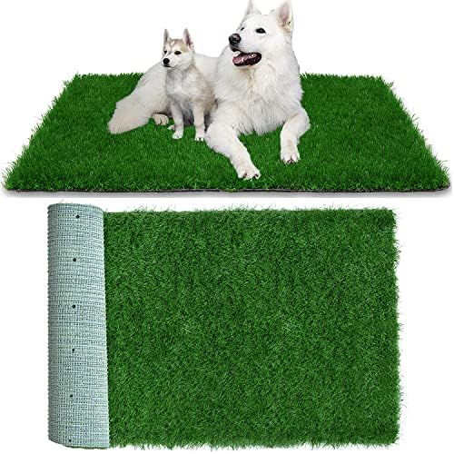 Билков подложка за кучета с висока попиваща способност, мека и естествена трева за Приучения домашни любимци, за да гърненце, лесно моющаяся, Изкуствена трева за ку
