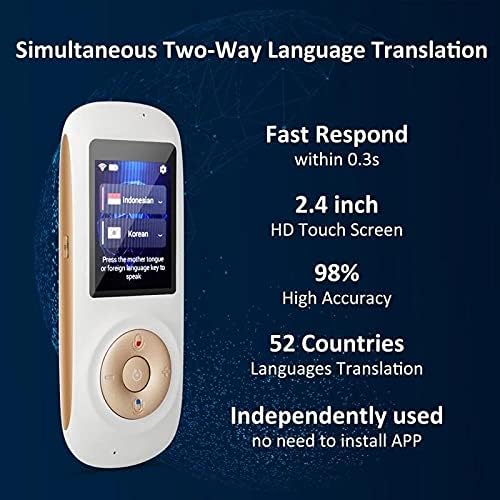 Устройство за превод на езици CXDTBH на 70 езика, умно карманное устройство за превод, преносим незабавен гласов
