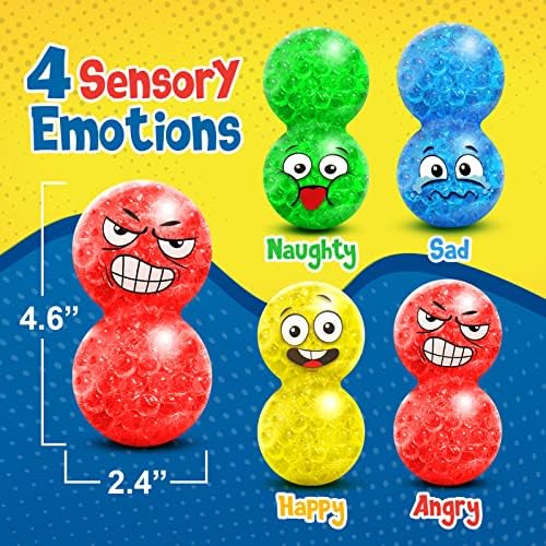 Emotion Stress Balls - Меки Топки, за лице, Играчки-Неспокойни за деца и възрастни, Изразете Чувствата Си, Сензорни Играчки