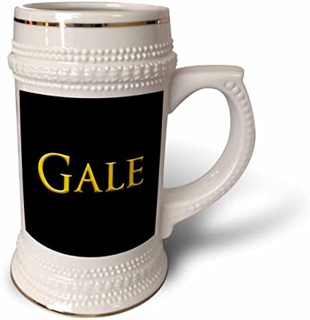 3дРоза Гейл е често срещано детско име за момичета в САЩ. Жълто черните. - Стъклена чаша с 22 грама (stn_353707_1)