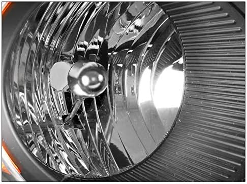 ZMAUTOPARTS Сменяеми предни Фарове за Мъгла Черен на цвят, с 6,25 Сини led светлини DRL За 2007-2009 Chrysler Aspen