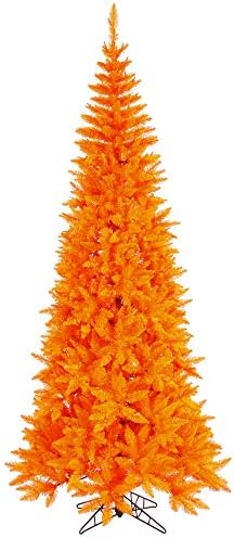 Изкуствена Коледна елха от Оранжев яде Vickerman 4,5', Без светлина - Коледна елха Изкуствена Яде - Сезонен декор