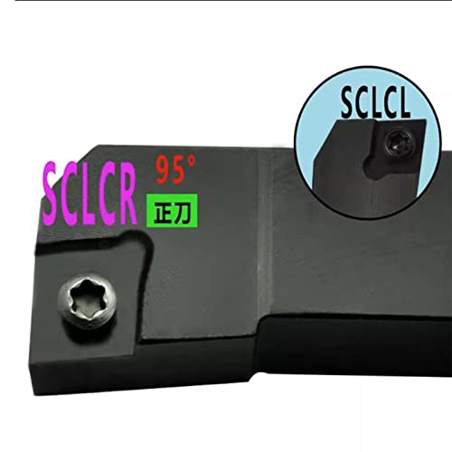 LIHAOPING SCLCR1010H06 3/8 Външна Стругове Притежателите Тип винт 95° Стругове Инструменти, Сменяеми Държачи Плочи за