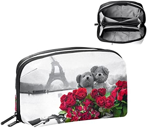 Париж-Айфеловата Кула, с Велосипед Роза Органайзер за Електроника, Чанта за съхранение на Кабела, Водоустойчива