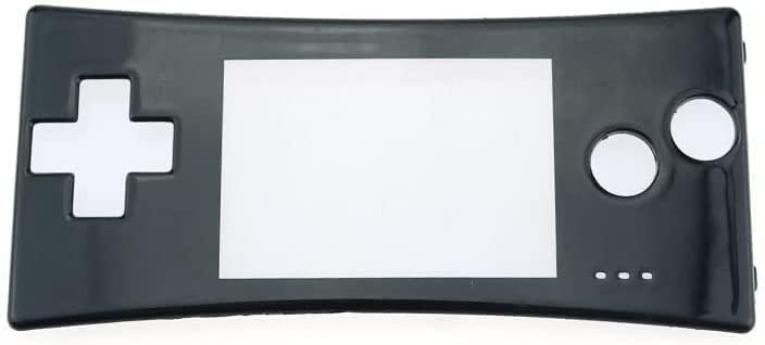 Капак на предния панел Rymfry с Защитно фолио за LCD екрана, за Gameboy Micro за GBM Подмяна на корпуса на предния панел (G)