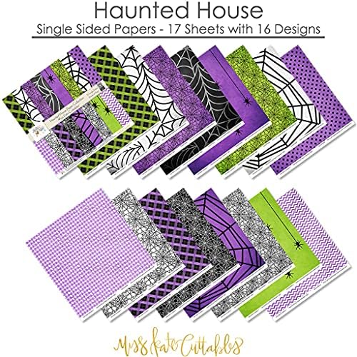 Набор от ценни книжа с модел на Къщата с Духове - Хелоуин - Албум за албума На специална хартия Премиум-клас