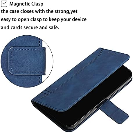 Asdsinfor Калъф за Motorola Moto G72, една Чанта-портфейл Moto G72, Притежател на Кредитна карта, Поставка за
