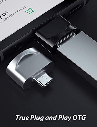 USB Адаптер C за свързване към USB конектора (2 опаковки), който е съвместим с вашите ZTE nubia Z11 mini за OTG със зарядно