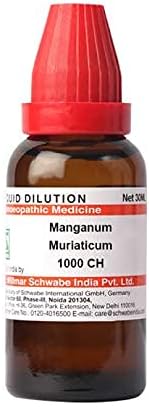 Д-р Уилмар Швабе Индия Manganum Muriaticum Отглеждане на 1000 ч.