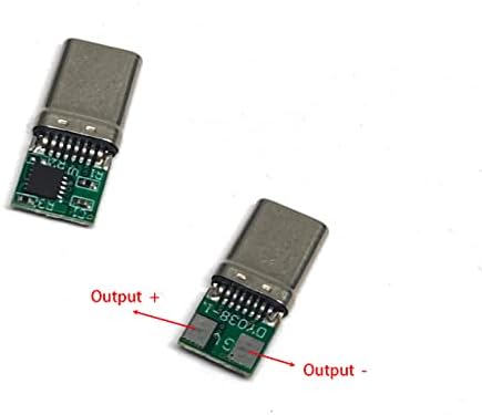 10ШТ USB-C PD QC 5 В 9, В 12 и В 15 В 20 В dc Модул за стартиране на хранене с фиксиран напрежение 5A Тип-C мъжка входа (по