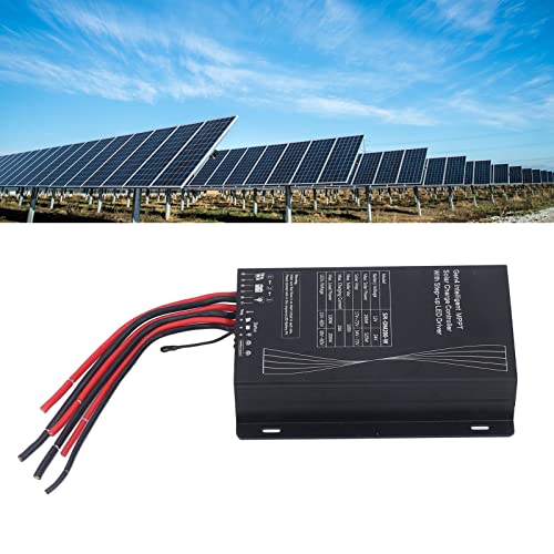 Контролер за зареждане на Слънчева Батерия, Контролер за Слънчеви Панели MPPT Автоматично Регулиране, Дистанционно Управление Контролер на Слънчевата Енергия 12V 24V