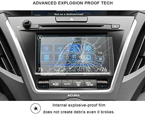 Защитно фолио за екран R RUIYA Acura MDX 2014-2018 2019 2020 Acura MDX ODMD Display 7-Инчов Долната Защитно фолио за сензорния екран, Защитен слой От прозрачно ЗАКАЛЕНО СТЪКЛО с висока раздел?