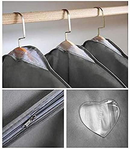 QYQS За съхранение на рокли 49 × 24 / 6 опаковки, чанти и калъфи за дрехи, дишаща калъф, предпазва дрехите от