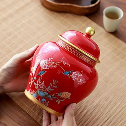 HEIMP Керамични Банка за Джинджифил Декоративна Керамична Ваза За Цветя Начало Декор Договореност За Съхранение на Чай е