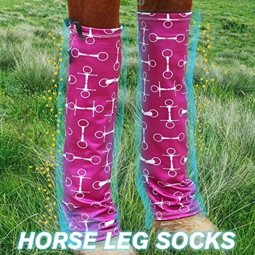 Harrison Howard Свободни чорапи за конски крака, удобни и леки в чорап, Комплект от 4