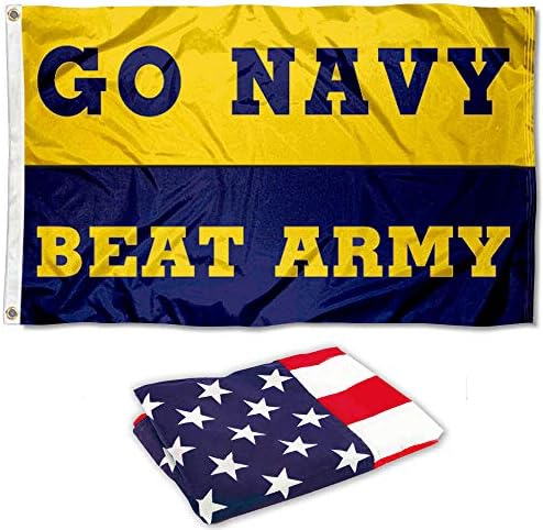 Флаг вмс beat Army Banner и Набор от Флагове на САЩ 3x5
