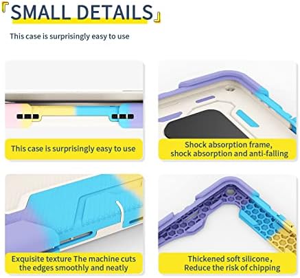 Калъф за таблет Детски калъф за Samsung Galaxy TAB A8 10,5x200 / X205 (2021), с въртяща се на 360 ° дръжка, калъф-поставка,