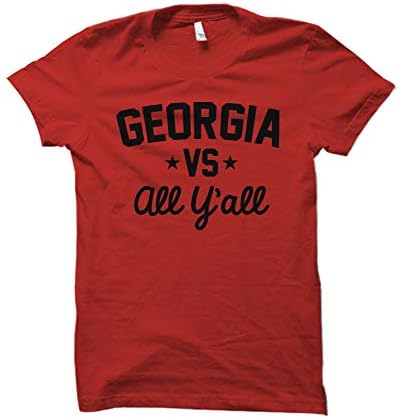 Тениска колеж Джорджия срещу всички вас (Червена